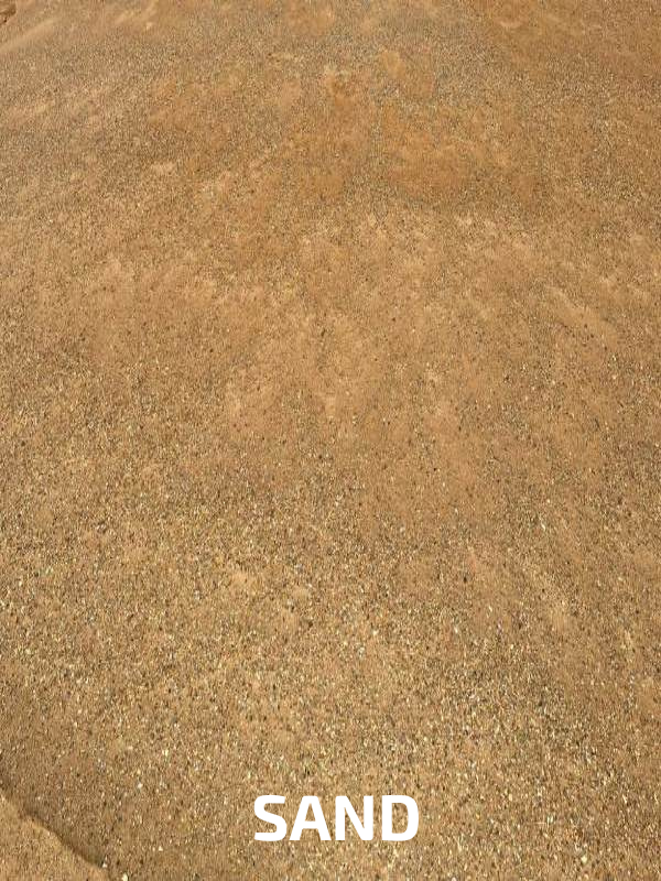 sand fra åsted råstof